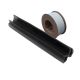 Weather seal for PVC window profiles [REHAU], black EPDM (rull 500 m)