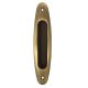 Sliding door handle, patine matt