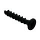 Countersunk head screw, black, 4x25 mm