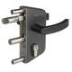 Surface mounted garden gate lock, anthracite RAL 7016