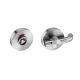 SM.029 Bathroom latch with indicator, emergency opening from the outside with triangular key, stainless steel satin