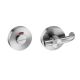 SM.030 WC cubicle latch with color indicator, emergency opening with coin, stainless steel