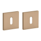 APRILE Q BB square rose, 7mm, light brown metallic