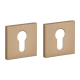 APRILE Q PZ square rose, 7mm, light brown metallic