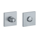 APRILE Q WC turn 4x4/6/8mm, with square rose 7mm, chrome-plated satin