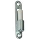 Lower part for glass door hinge, screw-on, galvanised
