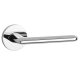 ST AVA BAC handle set with round roses, chrome-plated polished