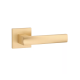ST LIMA BAC handle set with square roses, gold tone satin