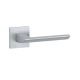 ST OGA BAC handle set with square roses, chrome-plated satin
