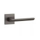 ST OGA BAC handle set with square roses, titanium tone