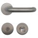 TRAMIN handle/rose set.WC EN-1906-BK3, stainless steel