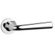 TULIPA handle/rose set BAC, round roses, 7mm, chrome-plated polished