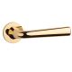TULIPA handle/rose set BAC, round roses, 7mm, gold-tone polished