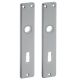 237 Z long backplate set BB72, natural aluminium tone F1