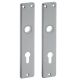 237 Z long backplate set PZ72, natural aluminium tone F1