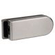 Glass door strike box, stainless steel
