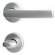 Verena-R handle/rose set. WC, aluminium F1