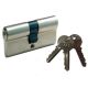 W5 Profile cylinder 35-65, nickel plated brass