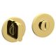 LINK WC roses, round, Ø51x5mm, w/o colour indicator, gold tone PVD, polished (ZL)