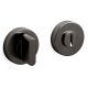 LINK WC roses, round, Ø47x10mm, w/o colour indicator, anthracite PVD, satin (US)