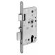 Self-locking emergency exit lock, E function, PZ72-55/20mm, stainless steel, LEFT