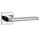 YUKA handle/rose set BAC, square rose, 7mm, chrome-plated polished