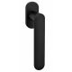 Window handle ZAVI D.K. Tilt&Turn, rose thickness 6mm, spindle 7x42, black | UKSELINGIDPLUSS.ee