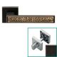ZEN FUSION handle set with roses 019 WC, matt bronze + patiné mat (NP)
