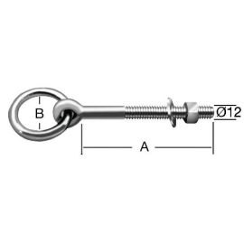Bolt with loop 00097 002 Z