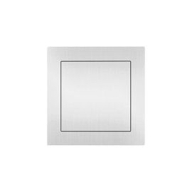 Flush sliding door handle with spring cover FSB 42 4253 0001 NT