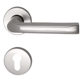 Durvju rokturis ar rozetēm 137Z/108Z PZ, alumīnijs dabīgā tonī F1