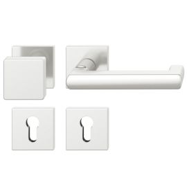 FSB 79 1031 Rokturpogas garnitūra ar kantainām rozetēm ugunsdrošām evakuācijas durvīm, alumīnijs anodēts dabīga alumīnija tonī F1