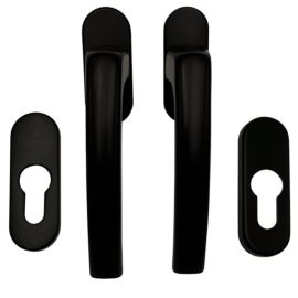Handle set DIECKMANN 1002/2703 PZ for balcony doors