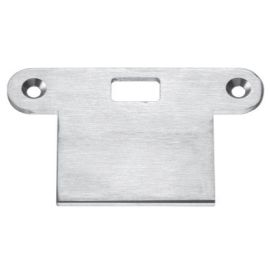 1148 Upper strike plate for wooden doors, stainless steel