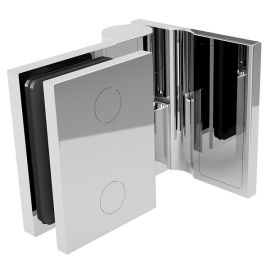Shower door hinge ELENA - wall/glass 90°, opening outwards