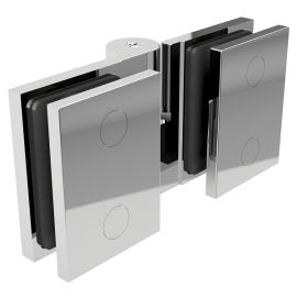 Shower door hinge ELENA - glass/glass 180°, opening outwards