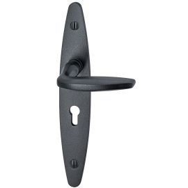 Historic-style handle set for interior doors BANANE 1901/8027