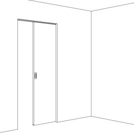 HAWA JUNIOR 100 Z POCKET seinasisene liuguksesüsteem