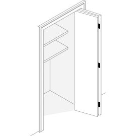 Komplekt kokkuklapitavale/liugkappide uksele HAWA MULTIFOLD 30 W