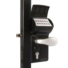 VALENTINO surface-mounted code lock for gates with square profiles