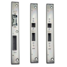 Set of strike plates for multi-point locks with hooks and bolts for PVC Brillant-Design profiles USB 25-915ERH-31 / USB3625-915Q-31