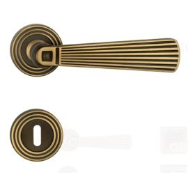 Historic-style door handle OPERA 1055 RB 112