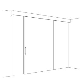 HAWA PORTA 300 H hardware system for wooden sliding doors up to 300 kg