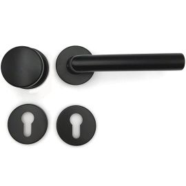 Door knob set RIVA-108 K7 ALU FS for fireproof doors