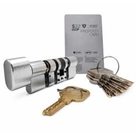 Modular security cylinder JNF S22 with knob B7