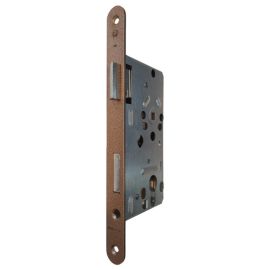 Mortise lock SSF Si22 BB/BAC with browned face plate