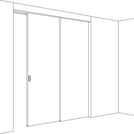 HAWA JUNIOR 80 Z TELESCOPIC 2 paralleelset liuguksesüsteemi