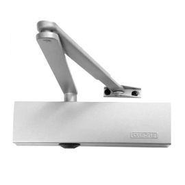 Durvju aizvērējs GEZE TS 2000 NV BC ar standarta vērējroku, sudraba krāsa