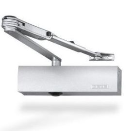 Durvju aizvērējs GEZE TS 2000 NV BC ar fiksējošo vērējroku, sudraba krāsa