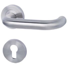 Fireproof handle set TUNIS II-R BK3 FS